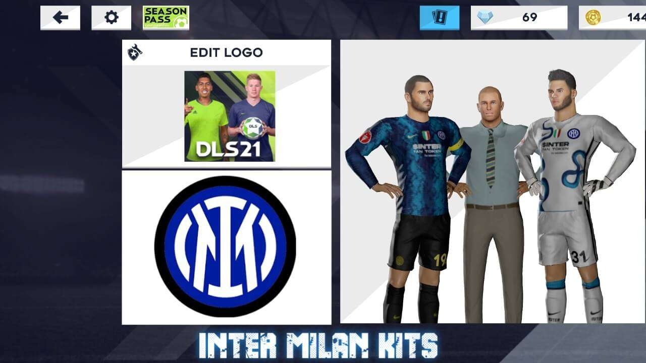 inter milan kits dls 21