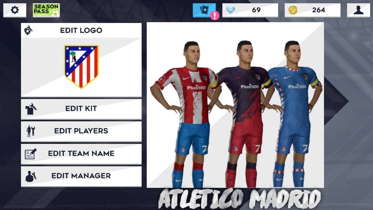 Atletico madrid kits dls 22