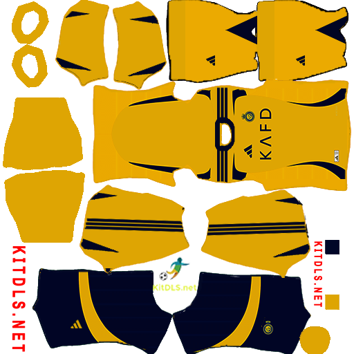 Al Nassr 2024-25 3 Al Nassr Home Kit 1 2024 2025 DLS 24