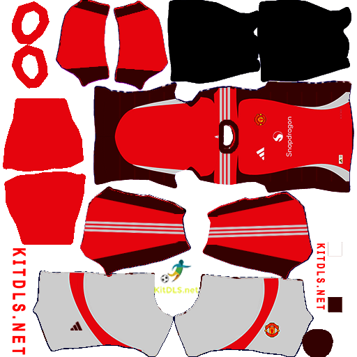 Manchester United 2024-25 3 DLS 24 MU Home Kit 2024 2025